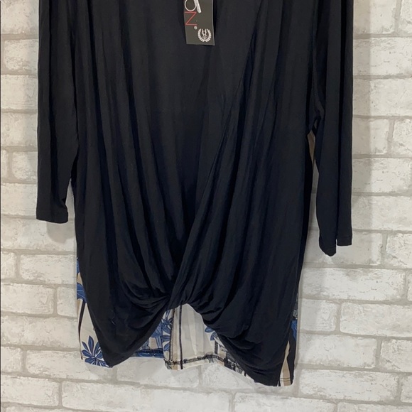 Vision floral blouse size 2X - Picture 3 of 7